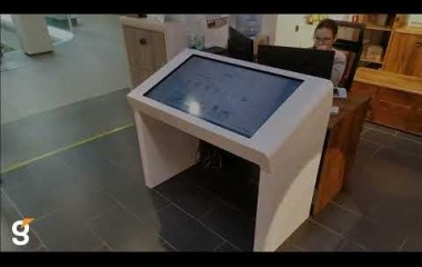 Поставка интерактивного стола для "Мебель голд"