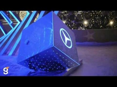 Светодиодная фотозона для компании Merecedes-Benz